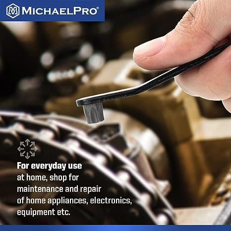 MichaelPro 5pc Ultra Low Profile Angled Screwdriver Set with Star Drivers