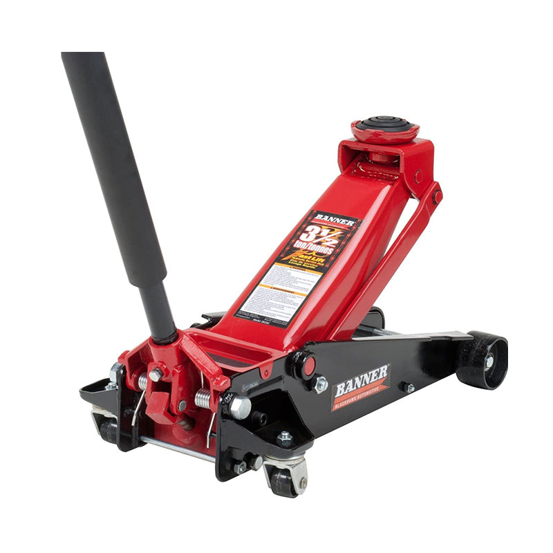 Blackhawk BANNER 3.5 Ton Fast Lift Service Jack - Black/Red