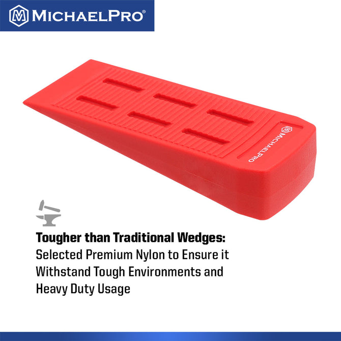 MichaelPro Premium Tree Felling Wedge, 5.5 Inch, Puncture-Resistant for Safe and Clean Tree Cutting