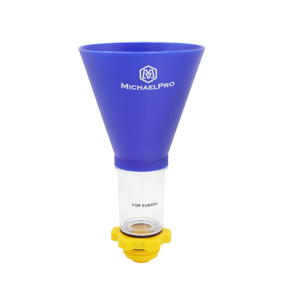 MichaelPro Spill-Free Oil Funnel for Subaru with Transparent Tube for Easy Oil Refilling