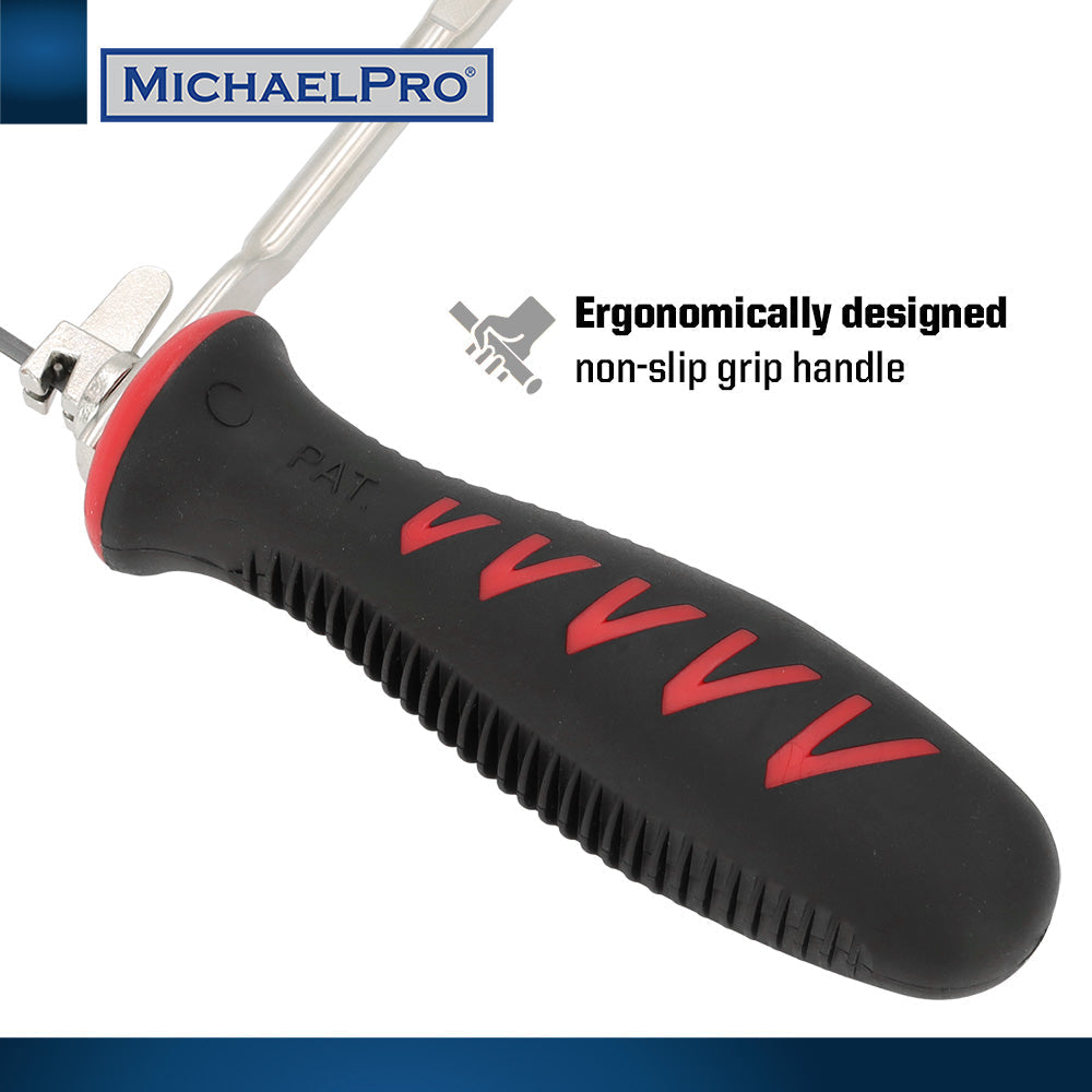 MichaelPro Coping Saw, 6 Inch Deep Coping Frame with Replacement Blades for Woodworking, Plastic and Metal