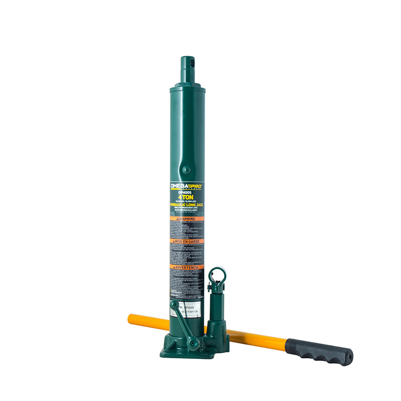 Omega Pro 4 Ton Hydraulic Long Ram Jack With Flat Base