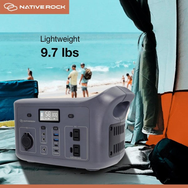 Native Rock 300W Portable Power Station