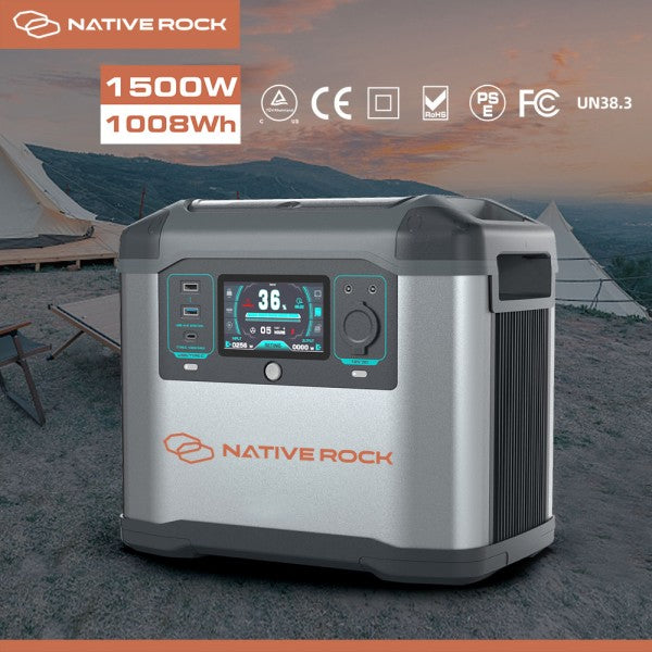 Native Rock 1500W Portable Power Station