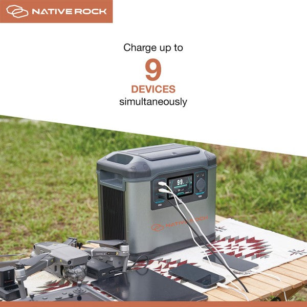 Native Rock 1500W Portable Power Station