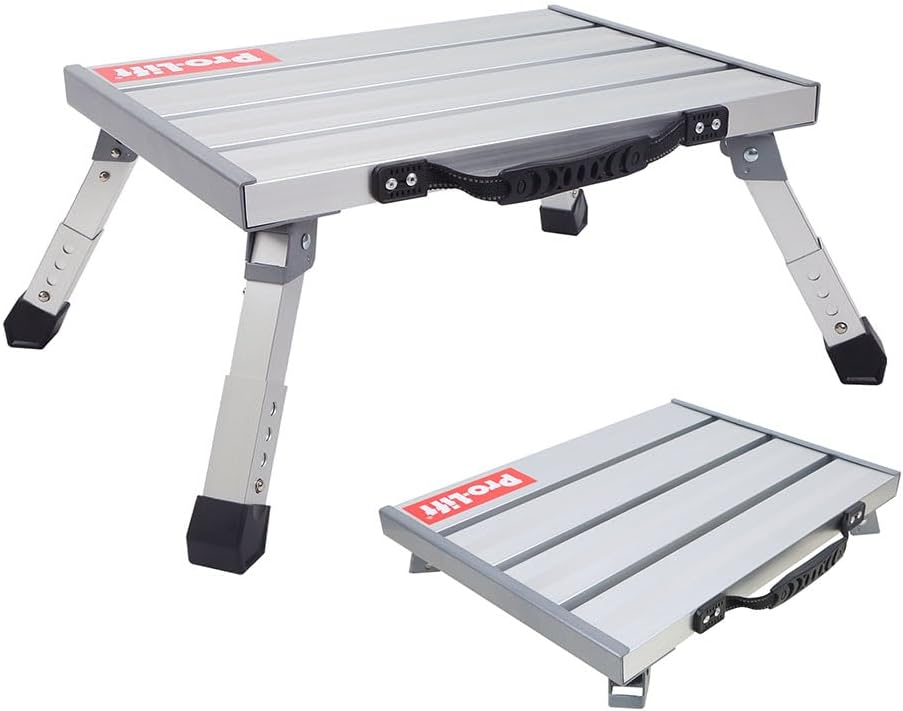 Pro-Lift Adjustable Height Folding Step Stool