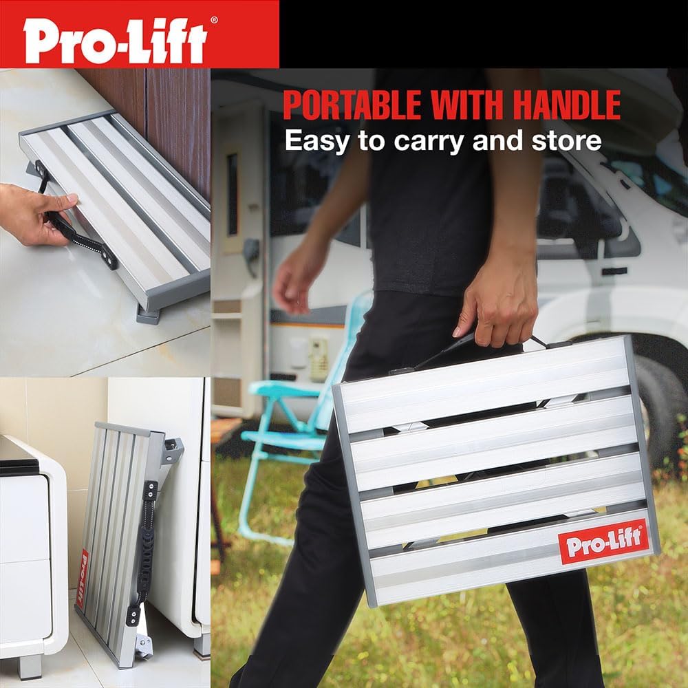 Pro-Lift Adjustable Height Folding Step Stool