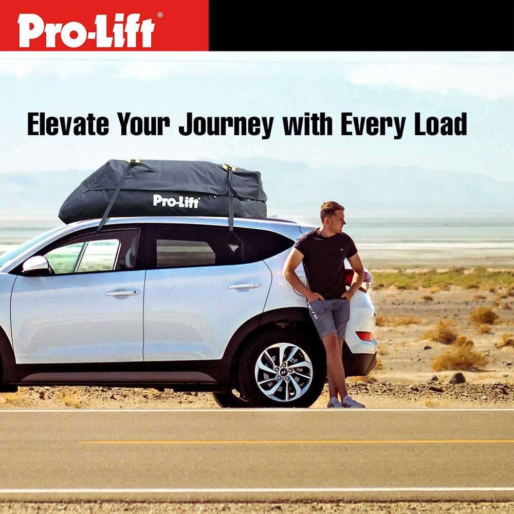 Pro-Lift Rooftop Cargo Carrier Waterproof - 15 Cubic Feet Capacity