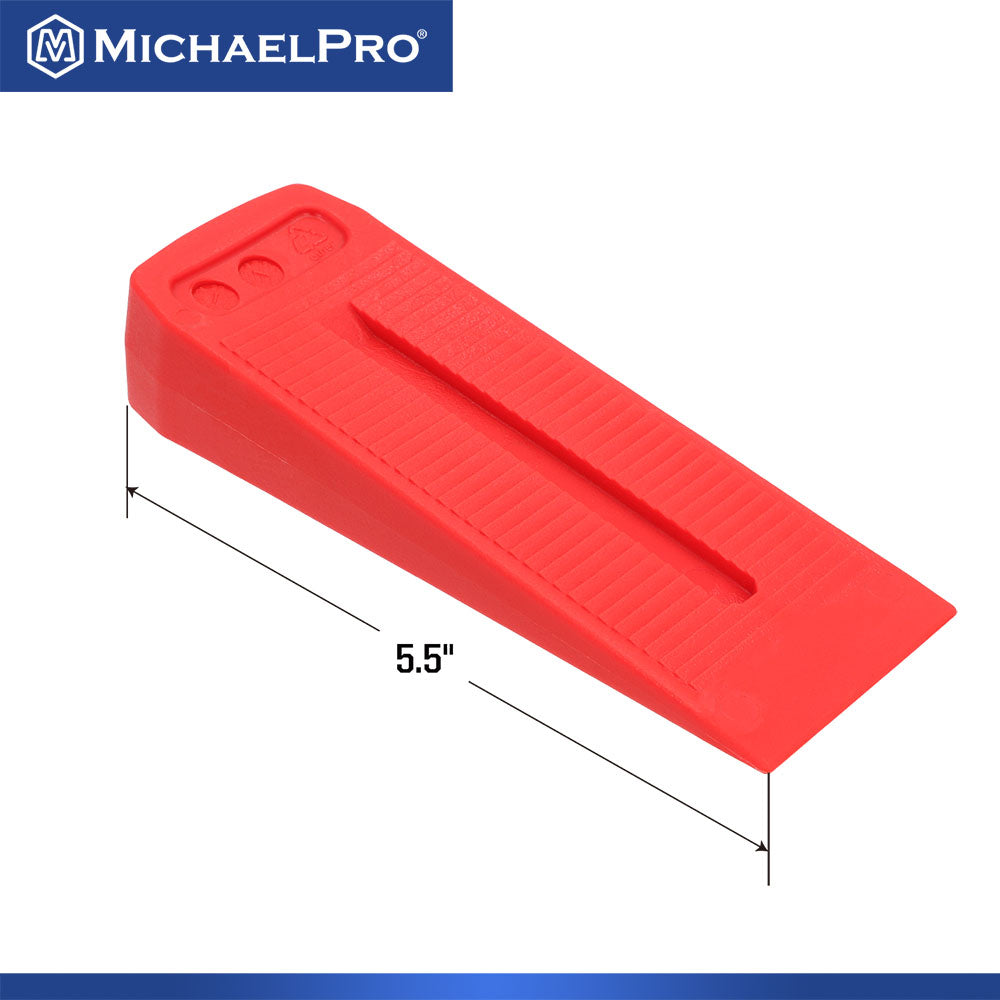 MichaelPro Premium Tree Felling Wedge, 5.5 Inch, Puncture-Resistant for Safe and Clean Tree Cutting