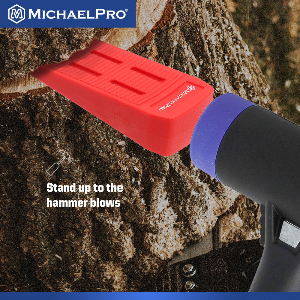 MichaelPro Premium Tree Felling Wedge, 5.5 Inch, Puncture-Resistant for Safe and Clean Tree Cutting