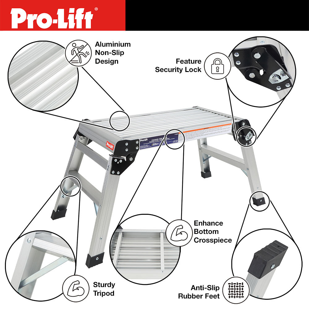 Pro-Lift Work Platform Aluminum Step