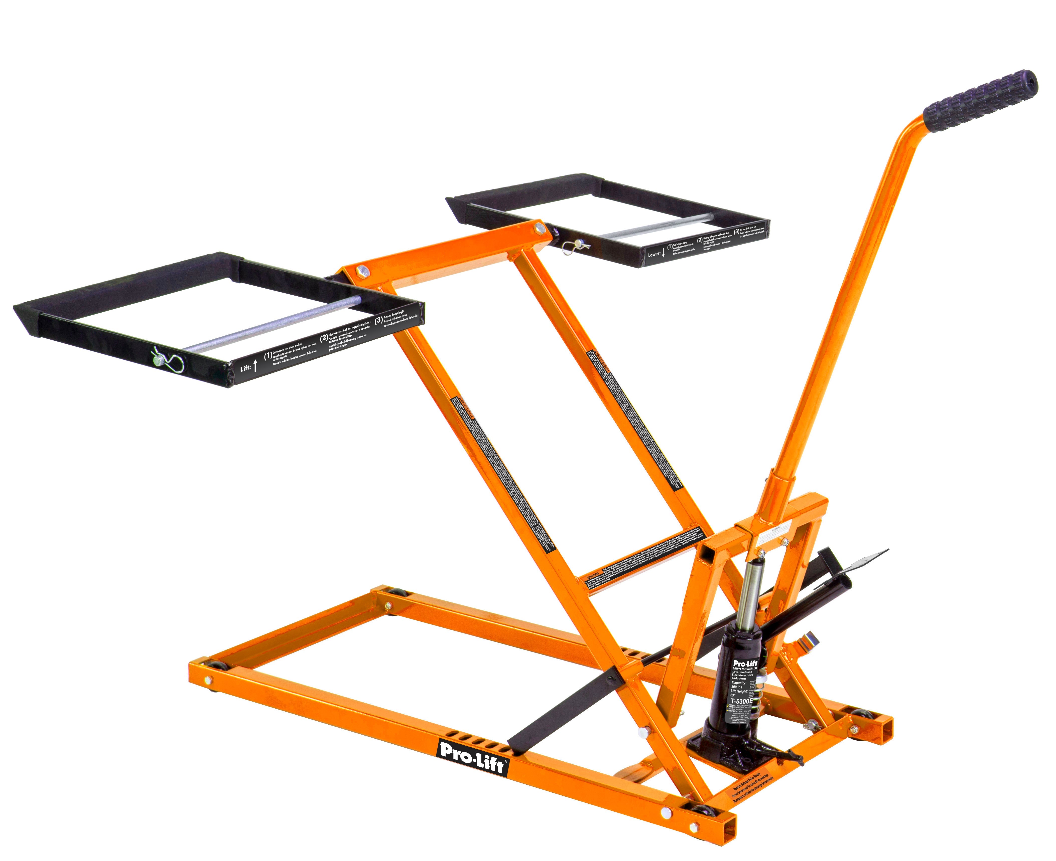 Pro-Lift Lawn Mower Jack Lift, 300 lb Capacity, Fit For Tractors and Zero Turn Lawn Mowers